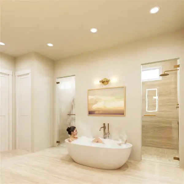 primary bathroom rendering primary bathroom rendering