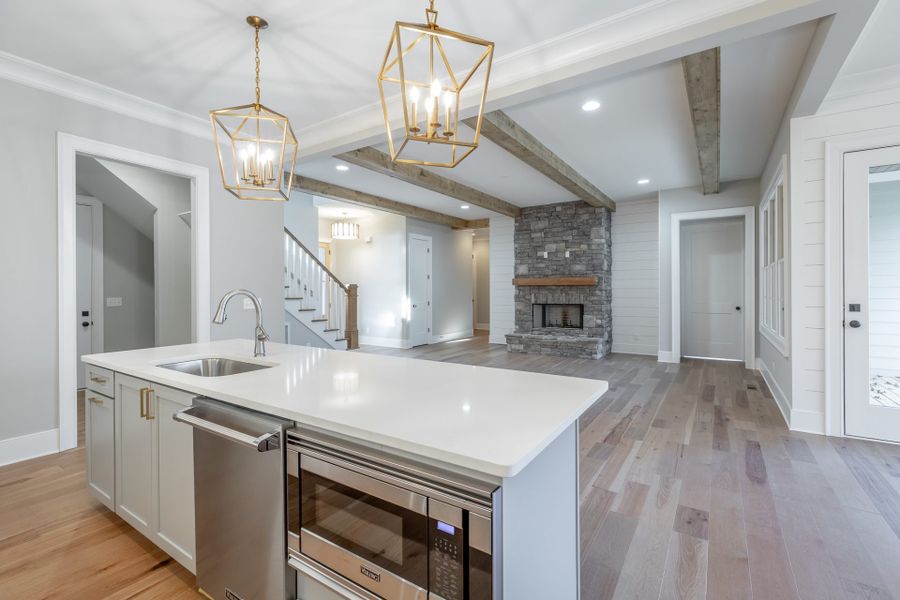 Furnished interior in a model home at Baker Road in Birchwood (Image 19).