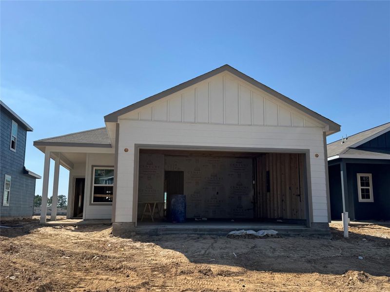 In-progress construction of a new home in Maple Heights, Porter, TX (Image 23).
