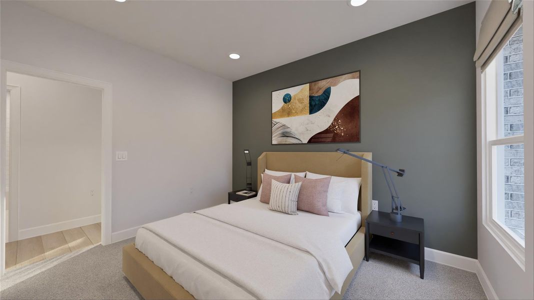 Furnished interior view inside a new home in Oakberry Trails, Waller (Image 13).