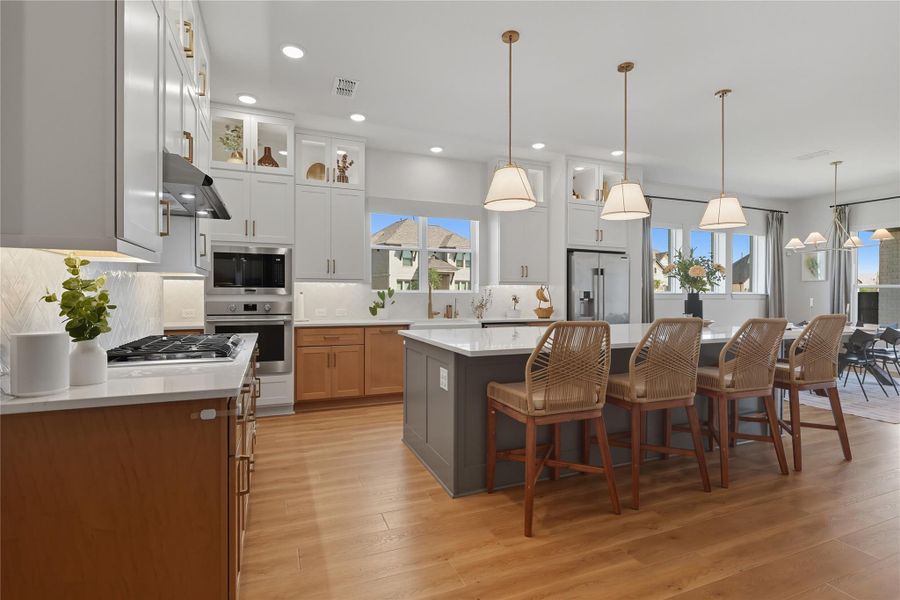 Spacious open concept kitchen. Spacious open concept kitchen.