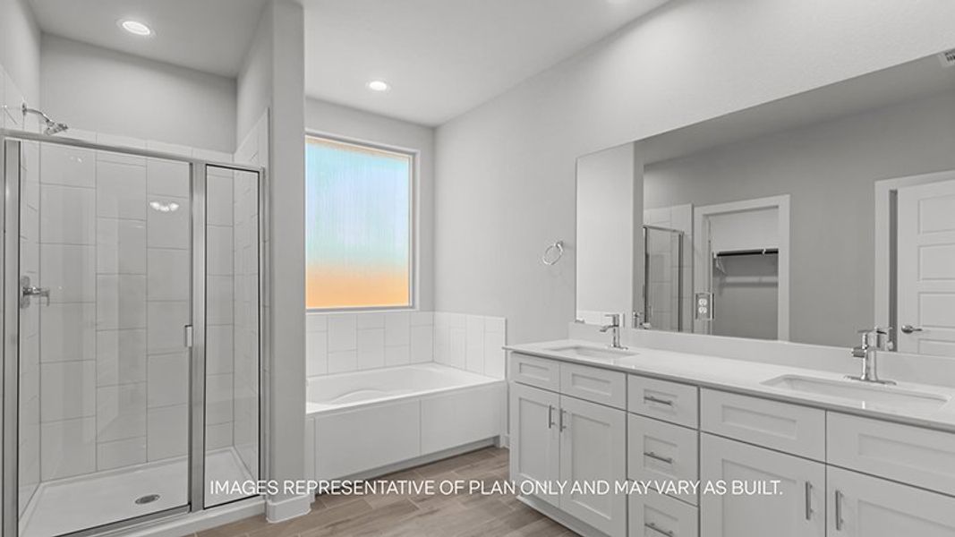 Furnished interior view inside a new home in Westmont, Lubbock (Image 6).