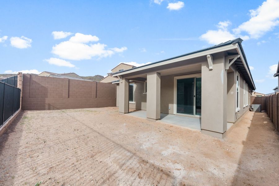 Exterior details and patio area of a home in Foothills at Northpointe, Peoria (Image 3).