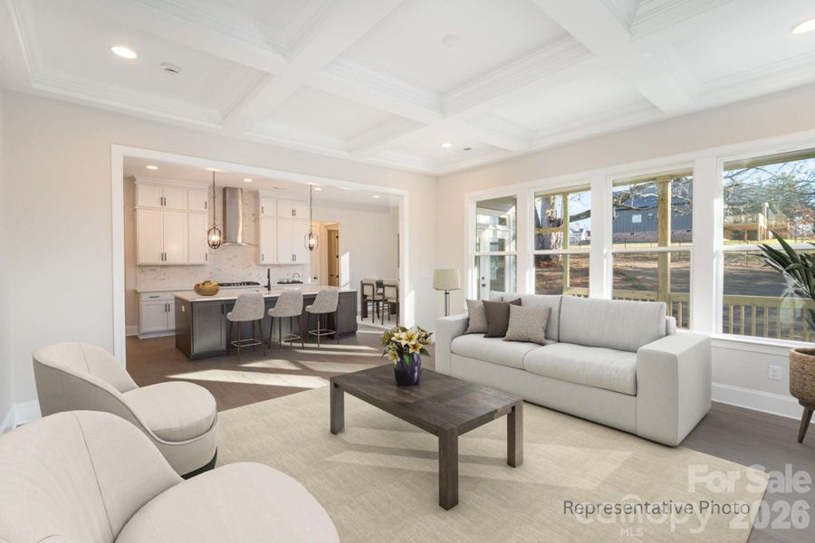 Furnished interior view inside a new home in Edmunds Farm, Clover (Image 7).