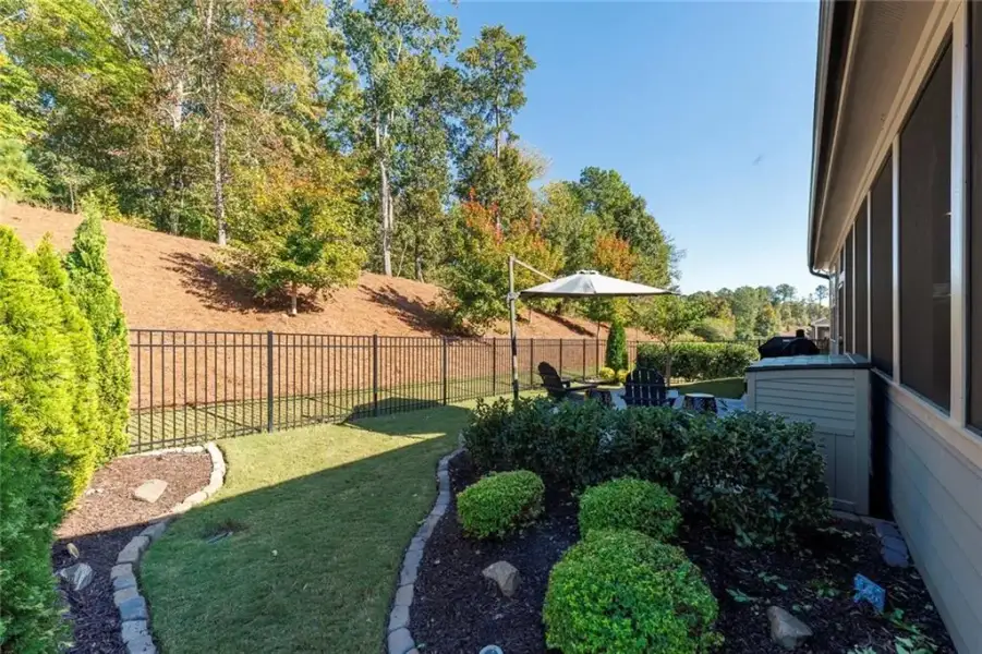 Exterior details and patio area of a home in , Canton (Image 32). Exterior details and patio area of a home in , Canton (Image 32).