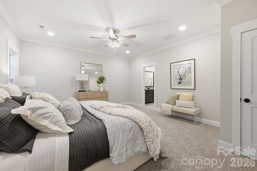 Furnished interior view inside a new home in , Lexington (Image 10).