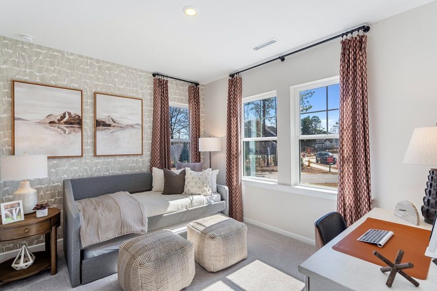 Furnished interior view inside a new home in Silverstone, Knightdale (Image 9).