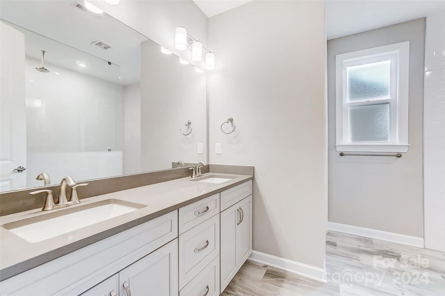 Primary Bathroom with Double Sinks