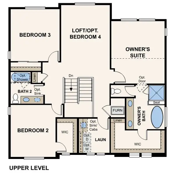 2D floor plan layout of this home in Legacy at Kime Ranch, Parker, CO (Image 4). 2D floor plan layout of this home in Legacy at Kime Ranch, Parker, CO (Image 4).