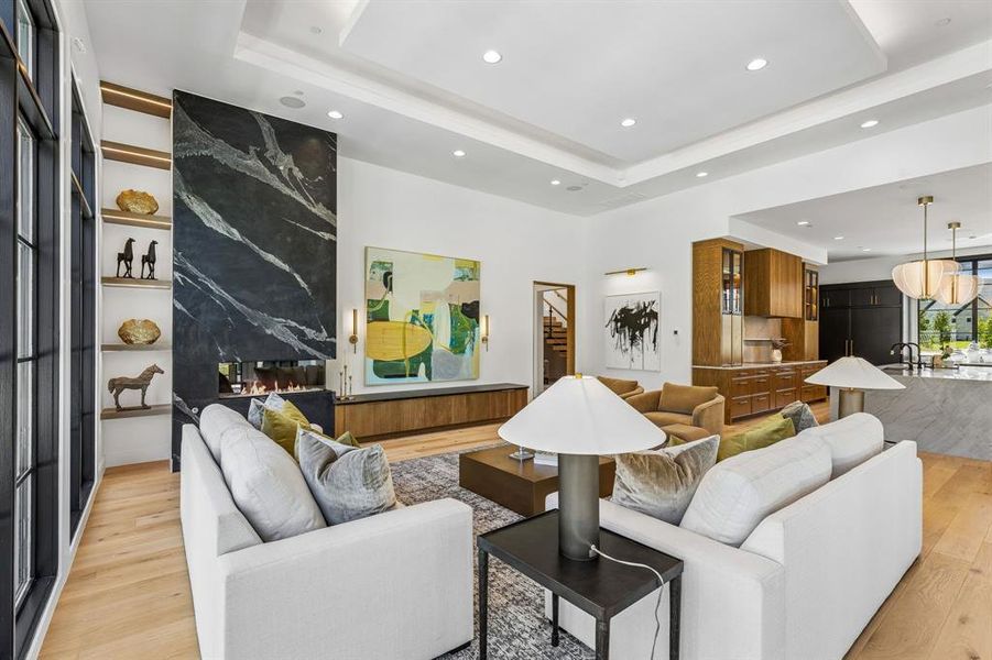 Furnished interior view inside a new home in , Southlake (Image 6). Furnished interior view inside a new home in , Southlake (Image 6).