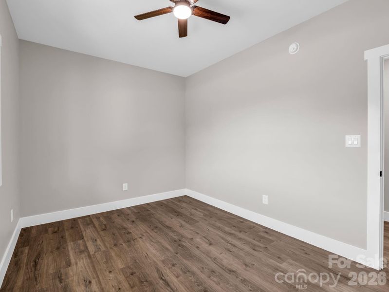 Bedroom 3, hardwood floors, all doors and windows are insulated and home has extra insulation Bedroom 3, hardwood floors, all doors and windows are insulated and home has extra insulation