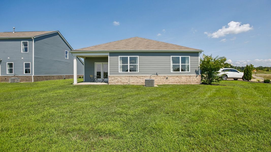 Exterior details and patio area of a home in Savannah Lakes, Lewisburg (Image 23).