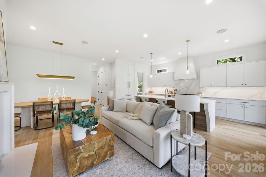 Furnished interior view inside a new home in , Charlotte (Image 35).