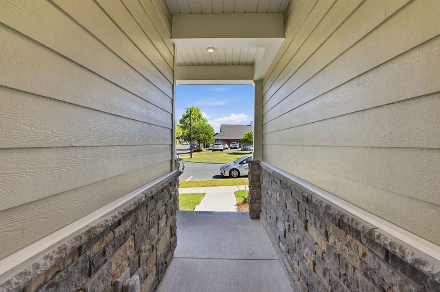 Exterior details and patio area of a home in Bratton Pointe, Rock Hill (Image 3).