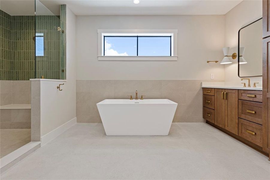 Furnished interior view inside a new home in , St. Petersburg (Image 17).