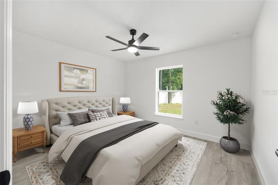 Model Home Third Bedroom Virtually Staged Model Home Third Bedroom Virtually Staged