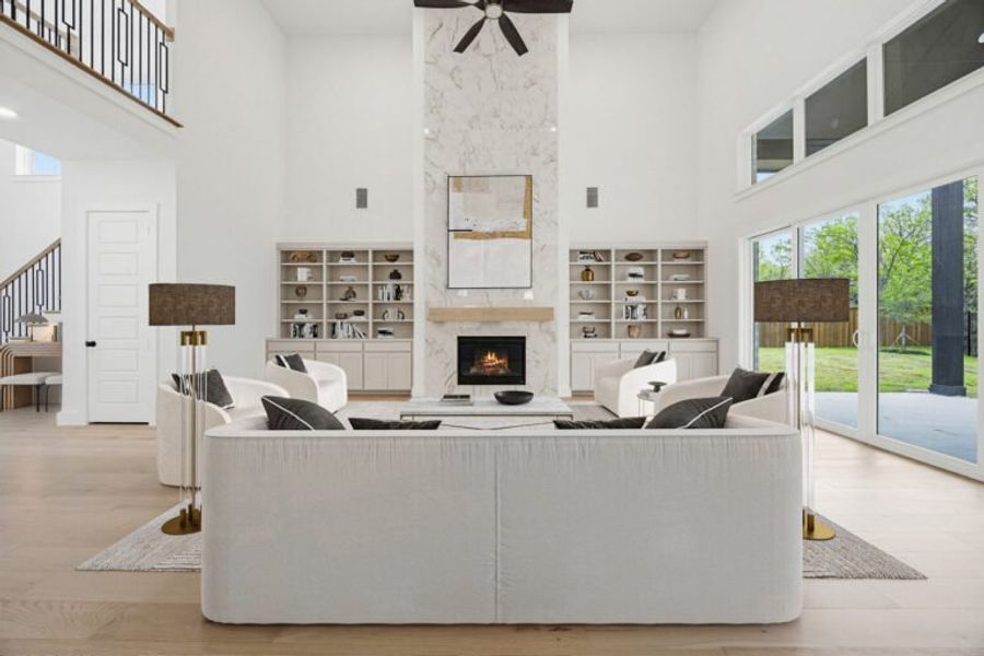 Furnished interior view inside a new home in The Arbors at Lakewood Village, Lakewood Village (Image 7). Furnished interior view inside a new home in The Arbors at Lakewood Village, Lakewood Village (Image 7).