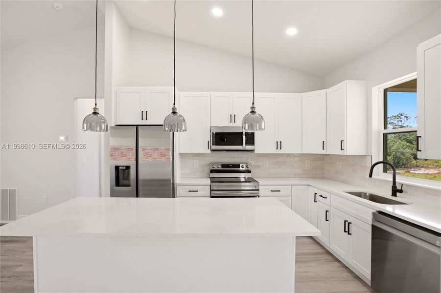 Furnished interior view inside a new home in , Lake Placid (Image 8).