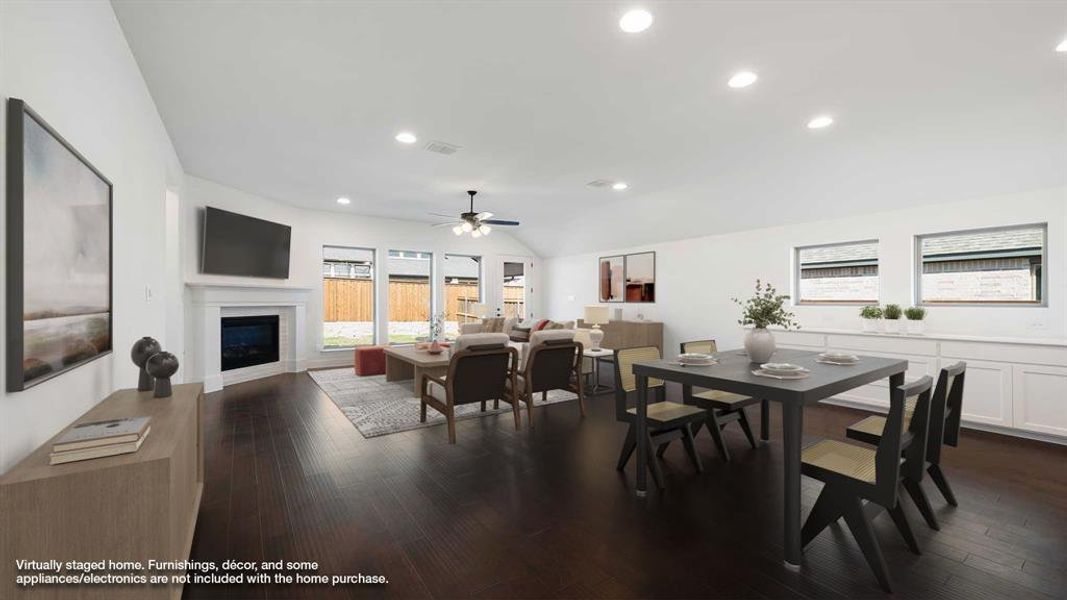 Furnished interior view inside a new home in Ventana, Fort Worth (Image 6).