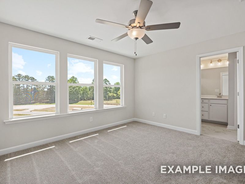 Spacious, unfurnished interior of a new home in Camden Park, Knightdale (Image 19). Spacious, unfurnished interior of a new home in Camden Park, Knightdale (Image 19).
