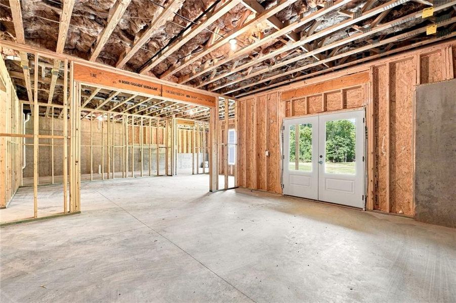 In-progress construction of a new home in , Canton, GA (Image 48).