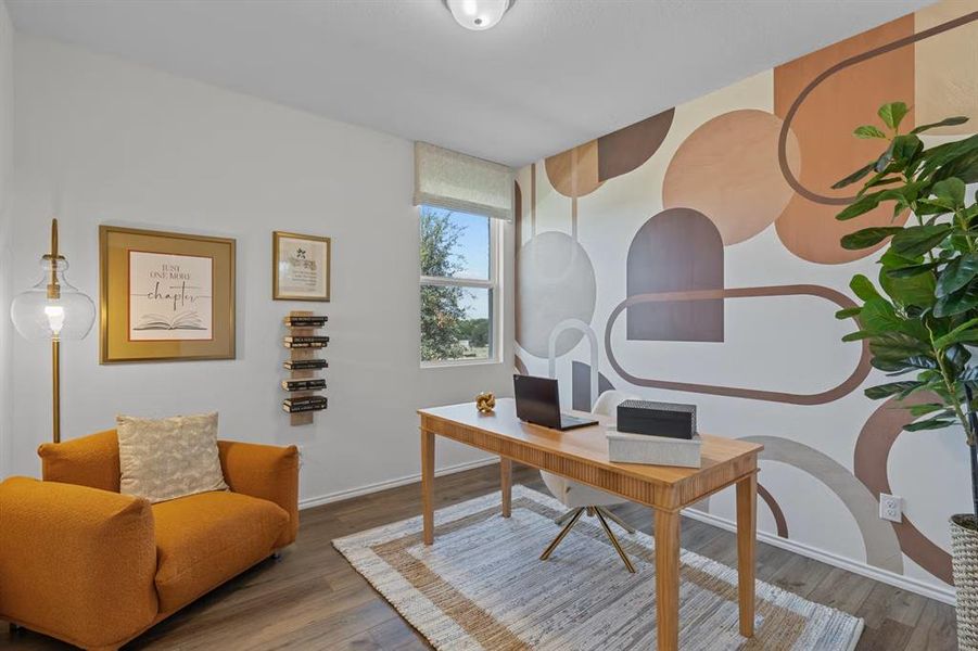 Furnished interior view inside a new home in Hannah Heights, Seguin (Image 15).