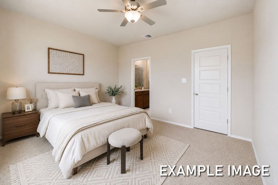 Representative furnished interior of a home built from the The Corral A by Davidson Homes LLC in Morgan Meadows, San Antonio (Image 13).