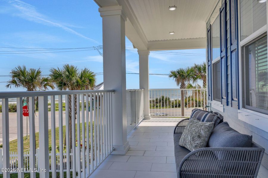 Exterior details and patio area of a home in Seaside Vista, St. Augustine (Image 30).