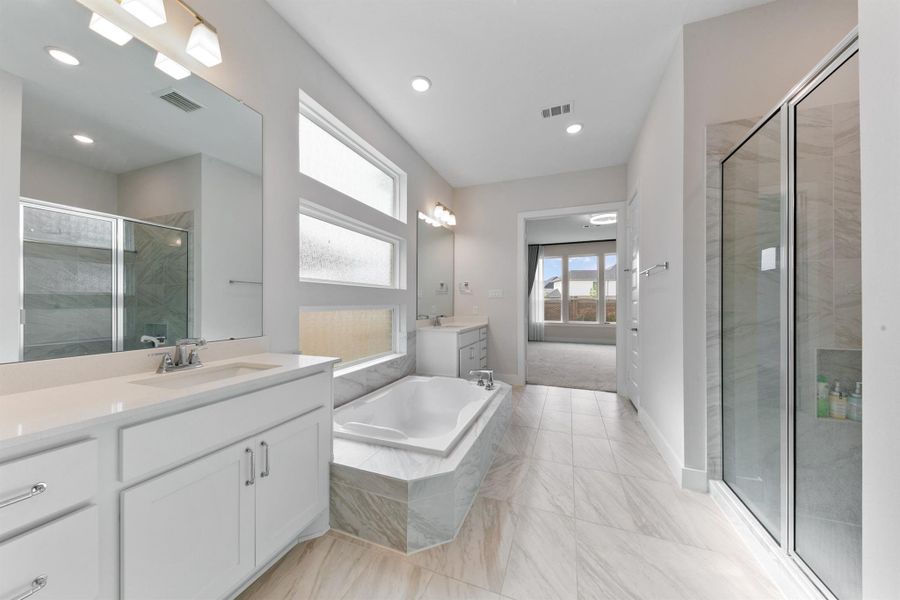 Furnished interior view inside a new home in Trillium, Richmond (Image 7).