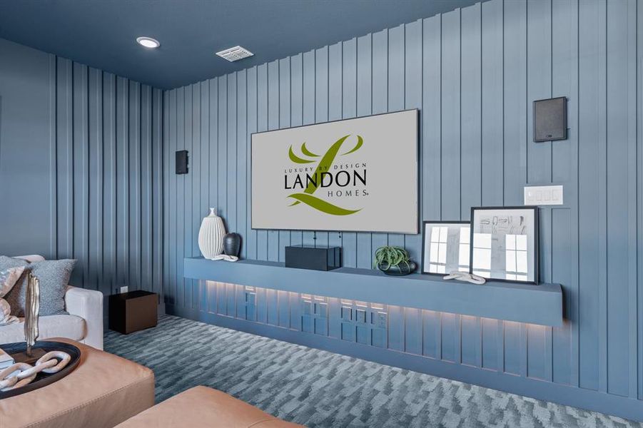 Furnished interior view inside a new home in East Village - Classic Series, Frisco (Image 11).