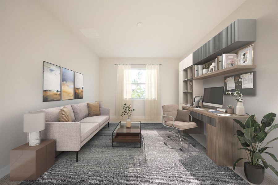 Cottage - Den as Office Cottage - Den as Office