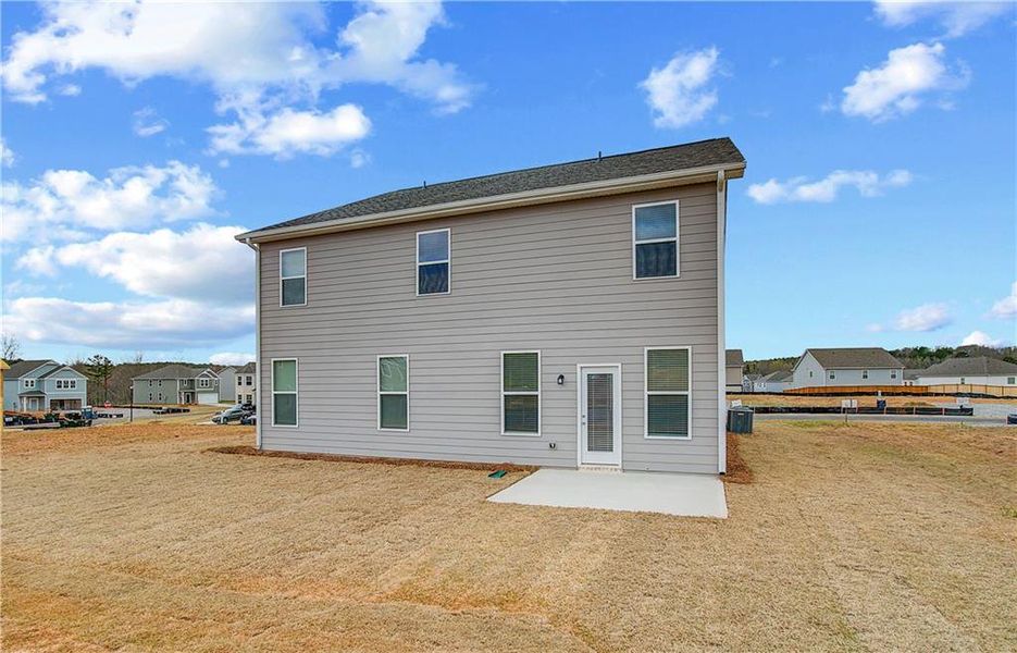 Exterior details and patio area of a home in Chapel Hill, Newnan (Image 17).