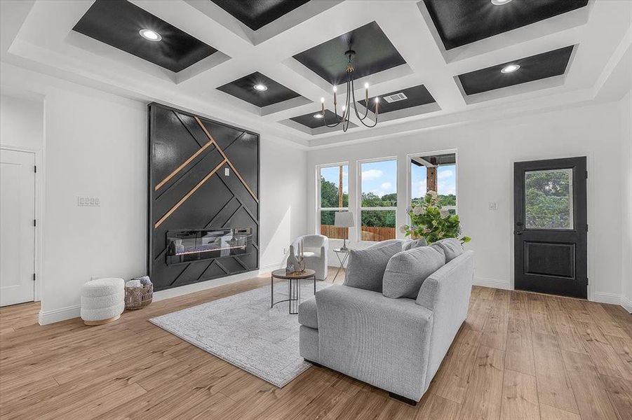 Furnished interior view inside a new home in , Fort Worth (Image 15).