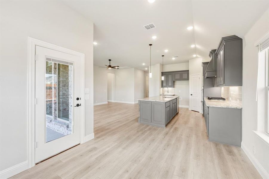 Furnished interior view inside a new home in Parks of Aledo, Aledo (Image 7).