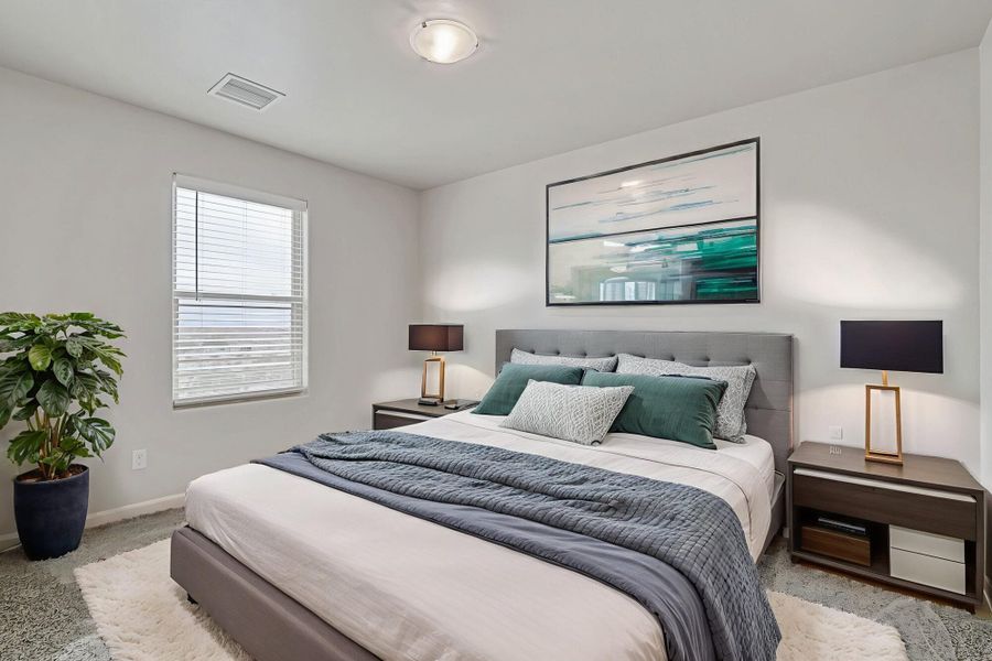 Furnished interior view inside a new home in Emerald Estates, Horizon City (Image 12). Furnished interior view inside a new home in Emerald Estates, Horizon City (Image 12).