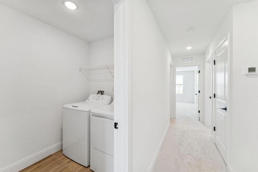 Furnished interior view inside a new home in Salerno Reserve Townhomes, Stuart (Image 9).