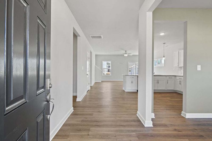 Representative unfurnished interior of a home built from the Camellia by Caviness & Cates Communities in Bartlett Manor, Youngsville (Image 36).