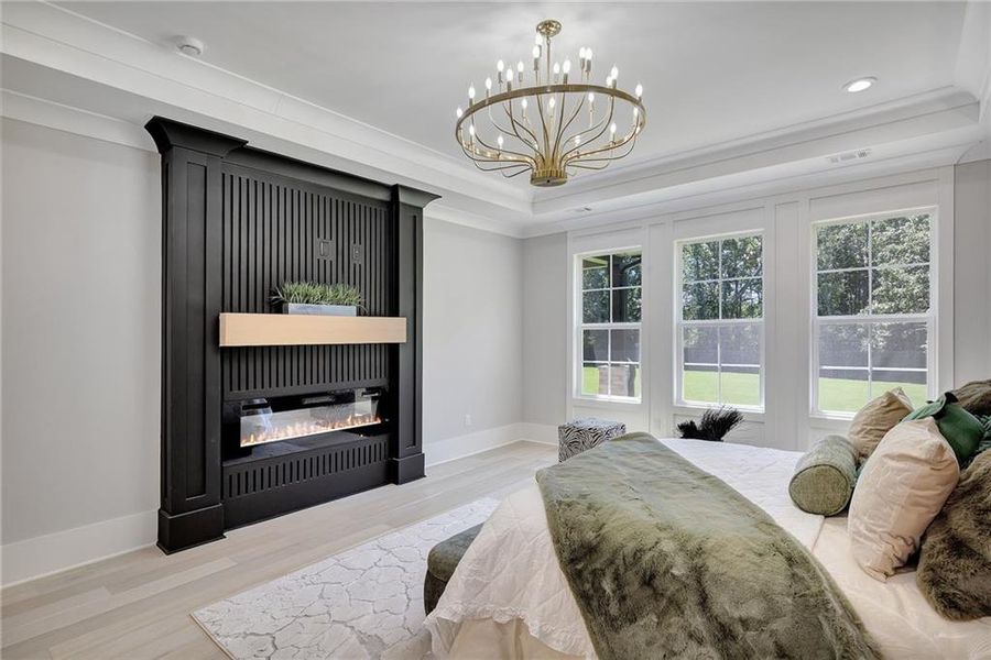 Furnished interior view inside a new home in , Suwanee (Image 16).