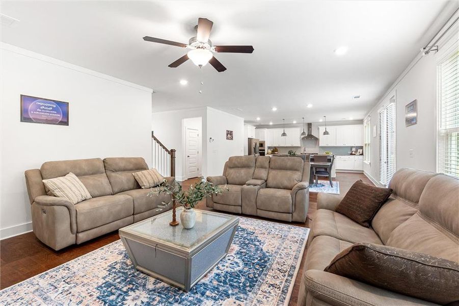 Furnished interior view inside a new home in Fireside Farms, Gainesville (Image 9).