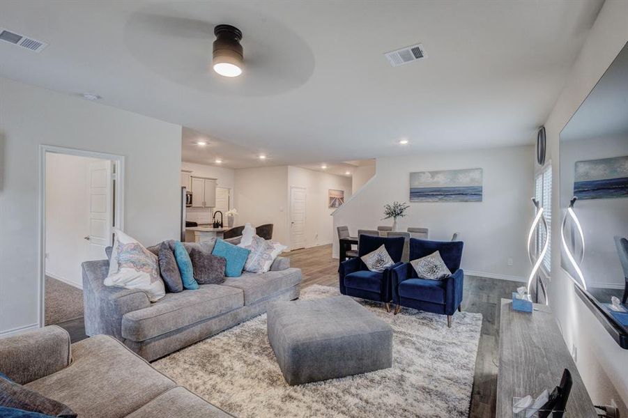 Furnished interior view inside a new home in , Aubrey (Image 35). Furnished interior view inside a new home in , Aubrey (Image 35).