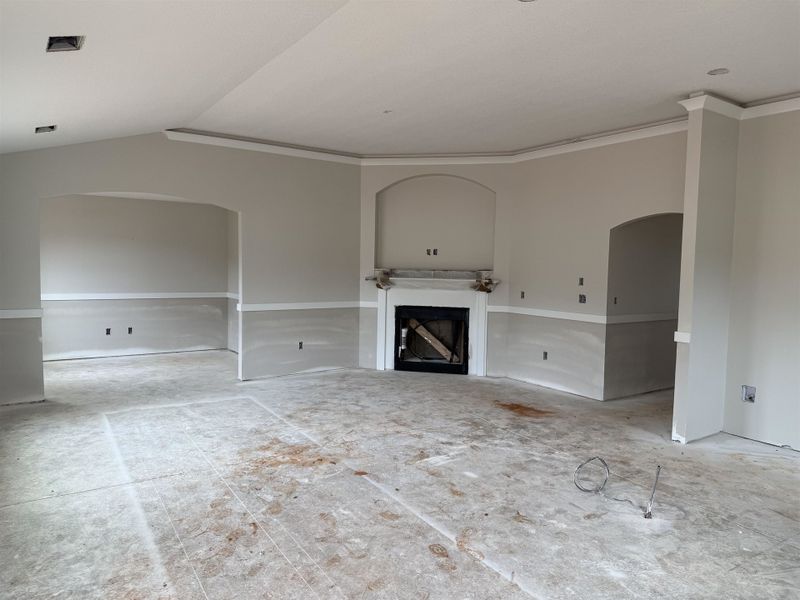 In-progress construction of a new home in Alverson Farms, Inman, SC (Image 3).