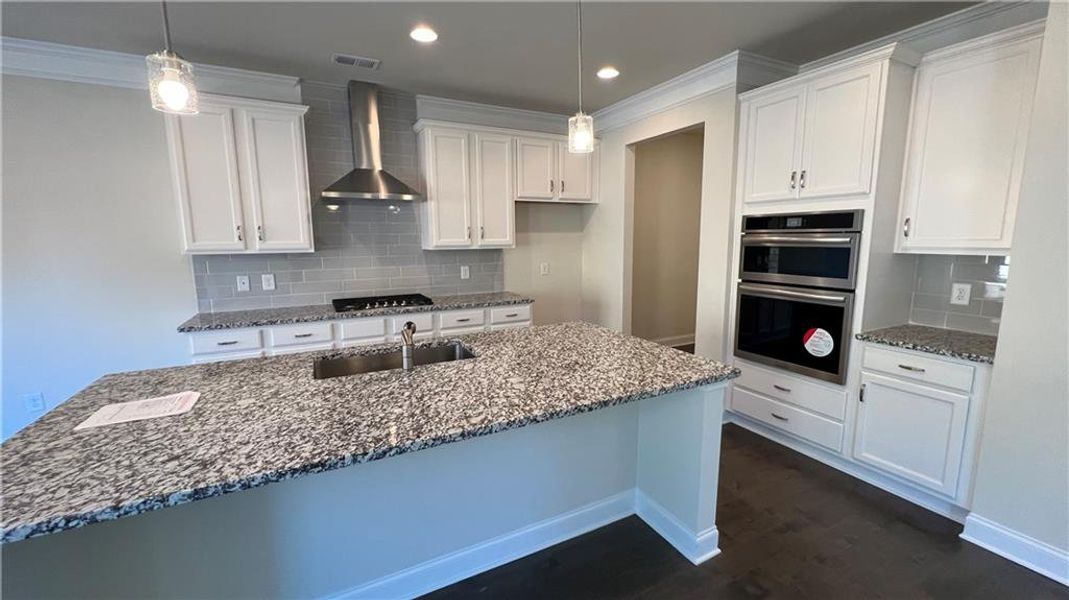 Furnished interior view inside a new home in Overlook at Hamilton Mill, Auburn (Image 7). Furnished interior view inside a new home in Overlook at Hamilton Mill, Auburn (Image 7).