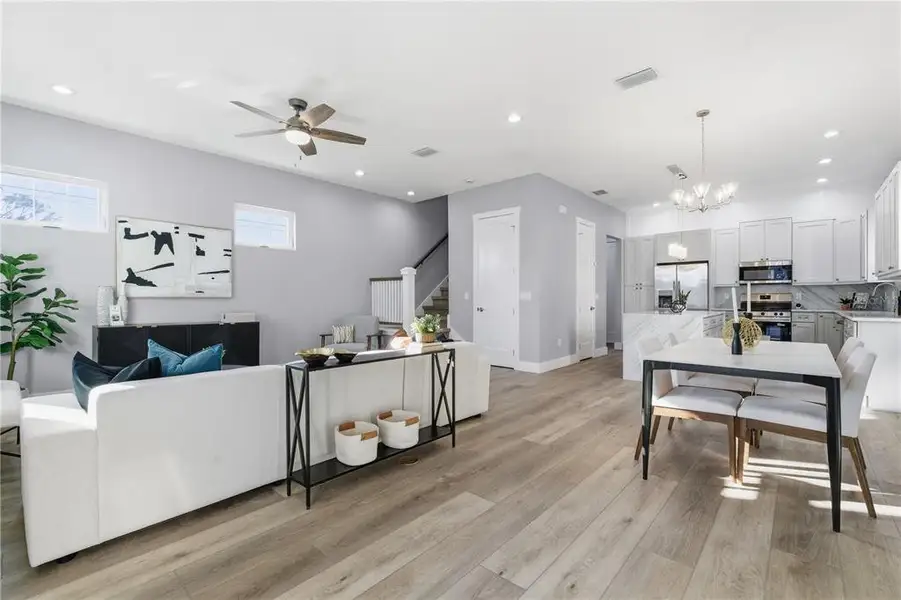 Furnished interior view inside a new home in , St. Petersburg (Image 8).