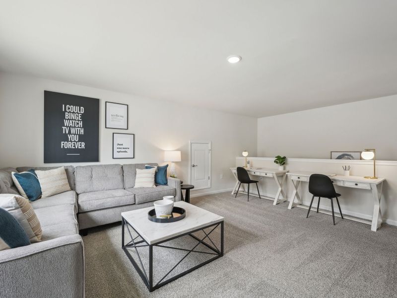 Furnished interior view inside a new home in Oak Manor - Signature Series, Garner (Image 17).