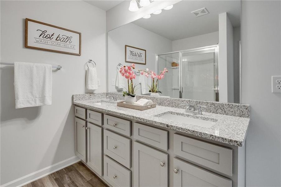Furnished interior view inside a new home in Creekside Village, Lithonia (Image 33).