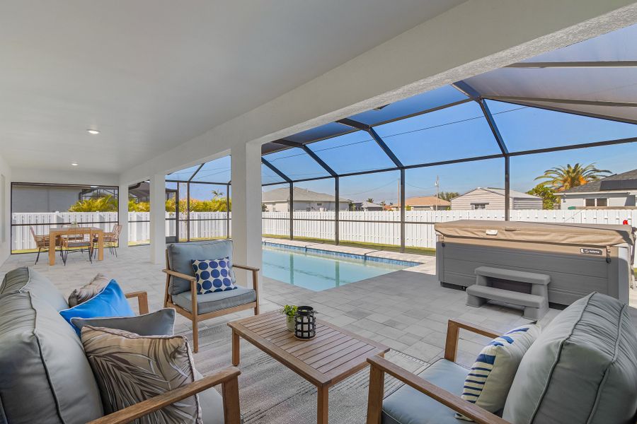 Representative furnished interior of a home built from the The Paradise Cove by Sunlife Homes LLC in Cape Coral, Cape Coral (Image 26).