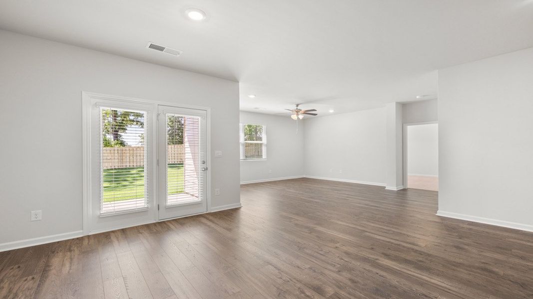 Representative unfurnished interior of a home built from the Cali by D.R. Horton in Highland Hills, Graniteville (Image 11).