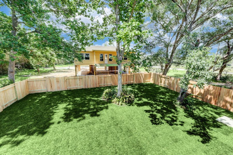 same floor plan completed home