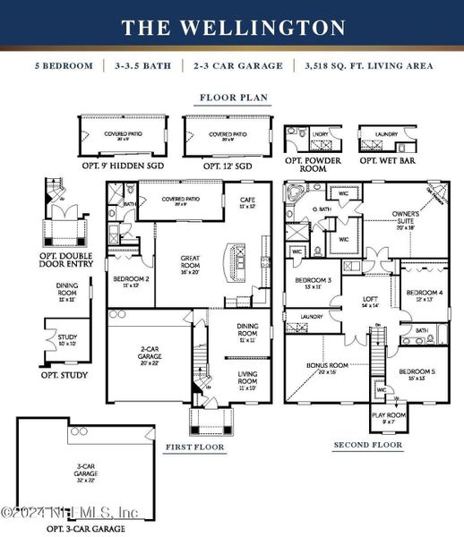 2D floor plan layout of this home in , Middleburg, FL (Image 5).