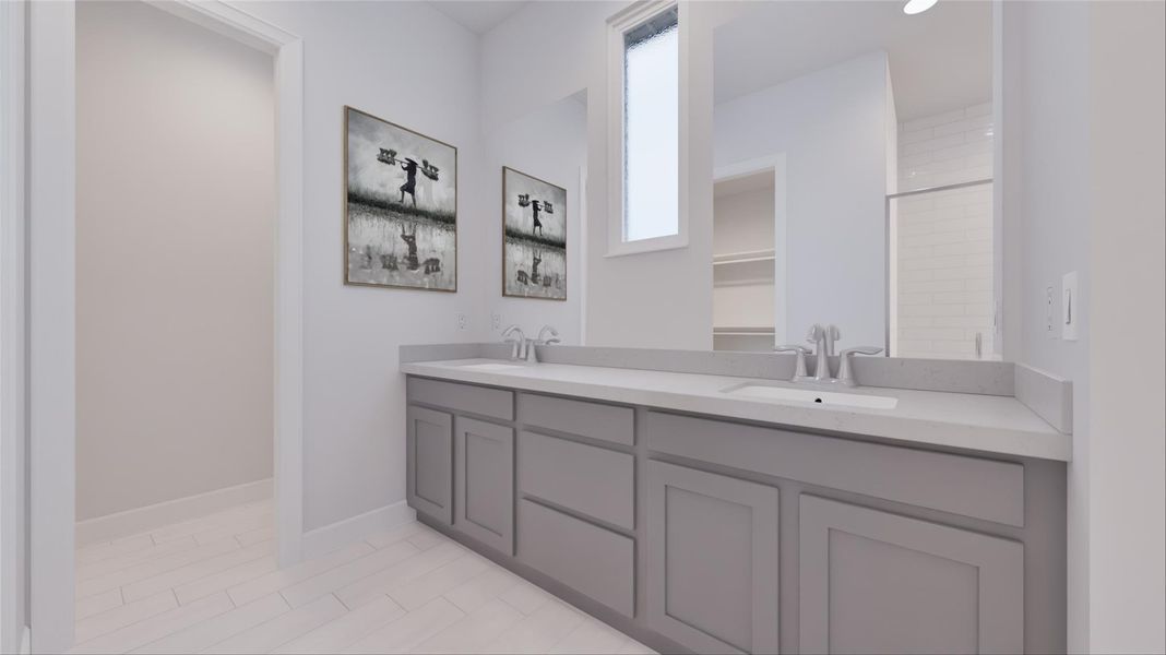 Furnished interior view inside a new home in Oakberry Trails, Waller (Image 11).